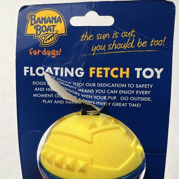 Banana Boat Dogs Floating Fetch Chew Toy Rocket Pool Lake Beach - Picture 4 of 6